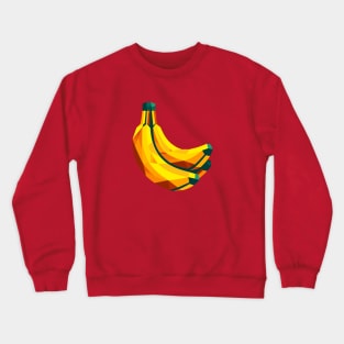 Abstract Geometric Banana - Color Design Crewneck Sweatshirt